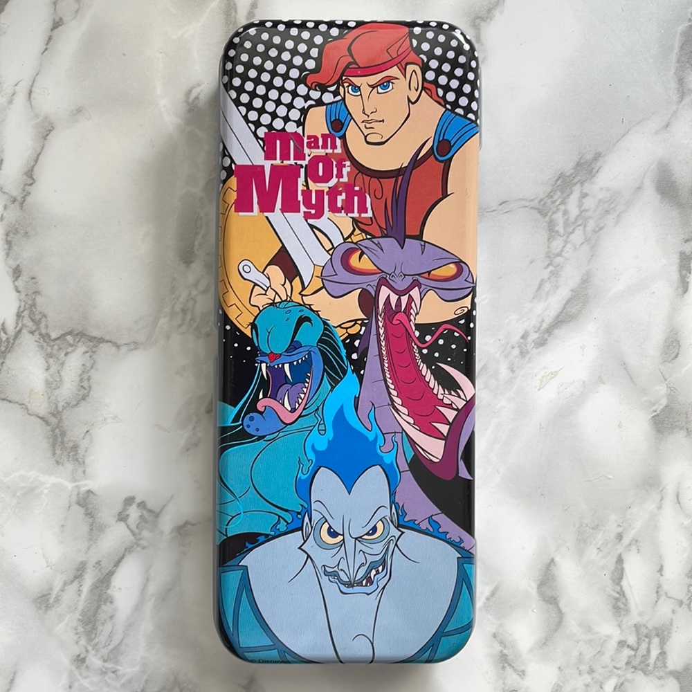 Disney Hercules and Hades - metal pencil box case